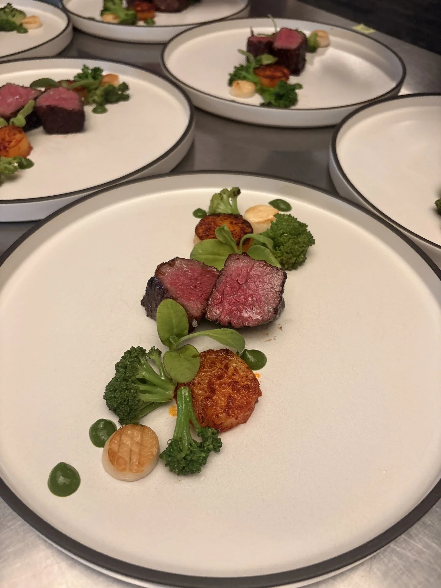 aussie wagyu. scallion