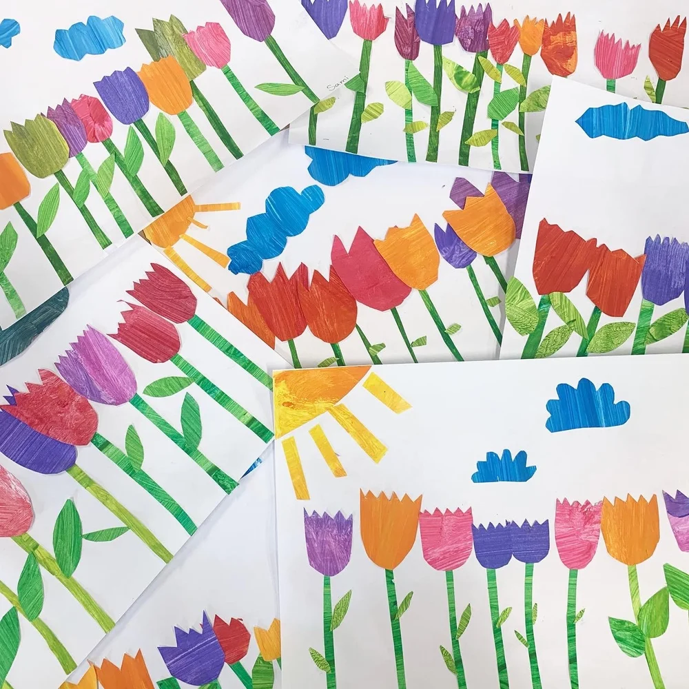 Eric Carle Spring Garden Art Project — Mme Marissa