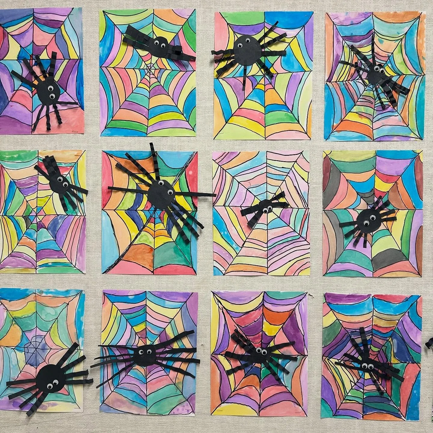 What beautiful webs! Loved this project. Will definitely be keeping it in the rotation. 🕷️ 

Note: you may want to really model larger web sections. I didn&rsquo;t do a very good job of this and while they did well trying to match up their lines and