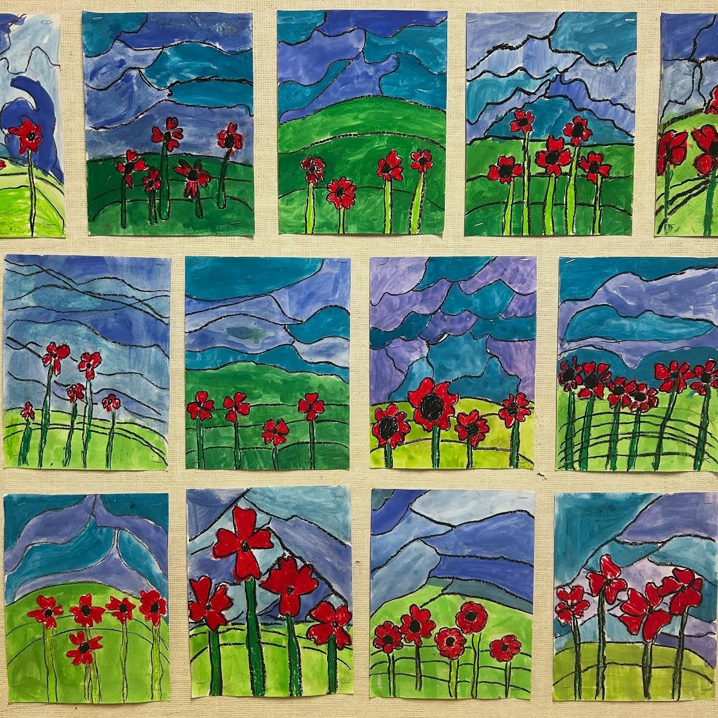 In Flanders fields the poppies blow. Lest we forget.