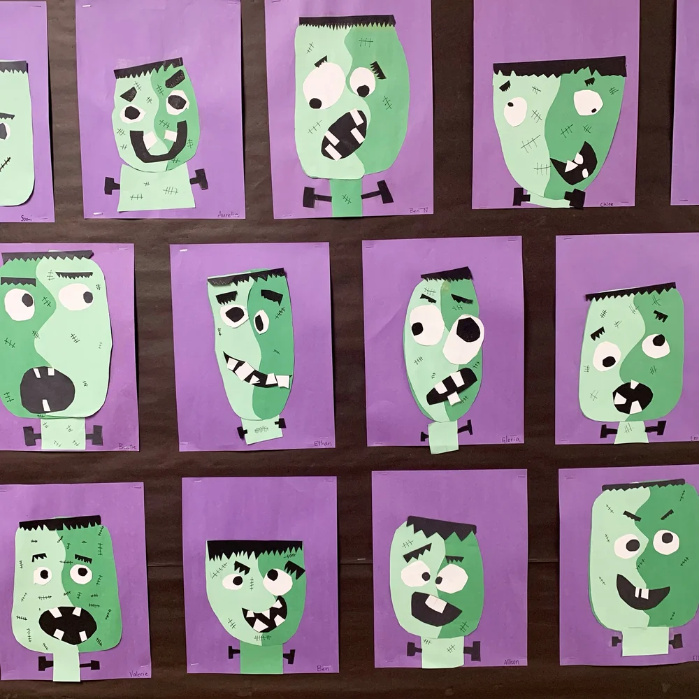 Goofy Picasso Frankenstein Art Project — Mme Marissa