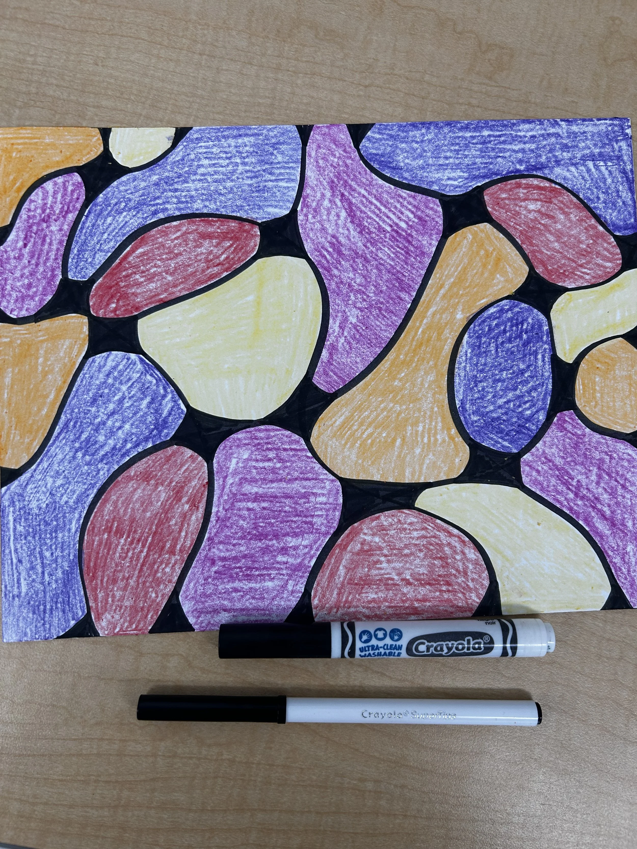 Neurographic Art: Abstract Positive & Negative Space Organic Shapes ...