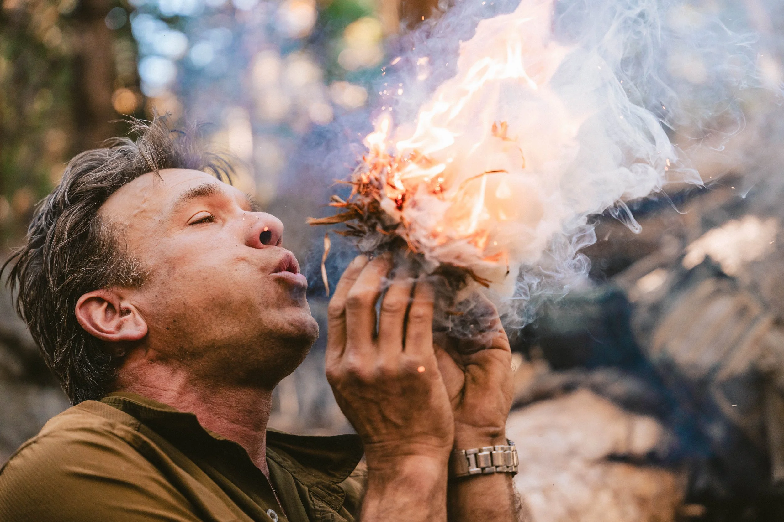 Friction Fire and Leather Crafting Course
