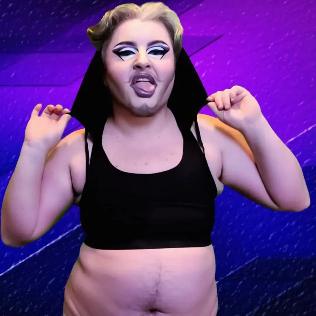 This crop top has a hood