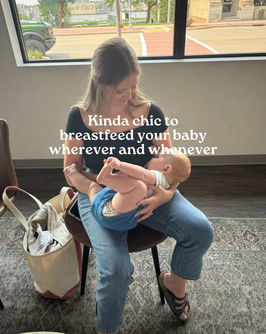 Kinda chic to do what works best for you 🙌🏻💕

#kindachic #kindofchic #lactationconsultant #breastfeeding