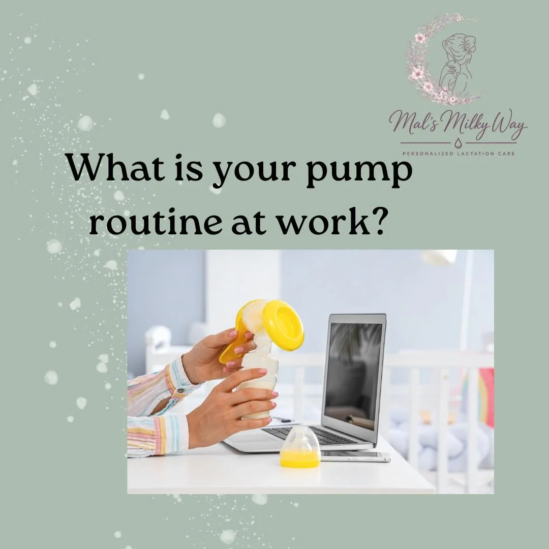 ✨Hump Day, Pump Day✨

Working moms!

What is your pumping routine like at work?
How did you prepare for your return to work?
Share in the comments!

Did you know we do return to work visits? We love to see moms 2-3 weeks prior to going back to work t