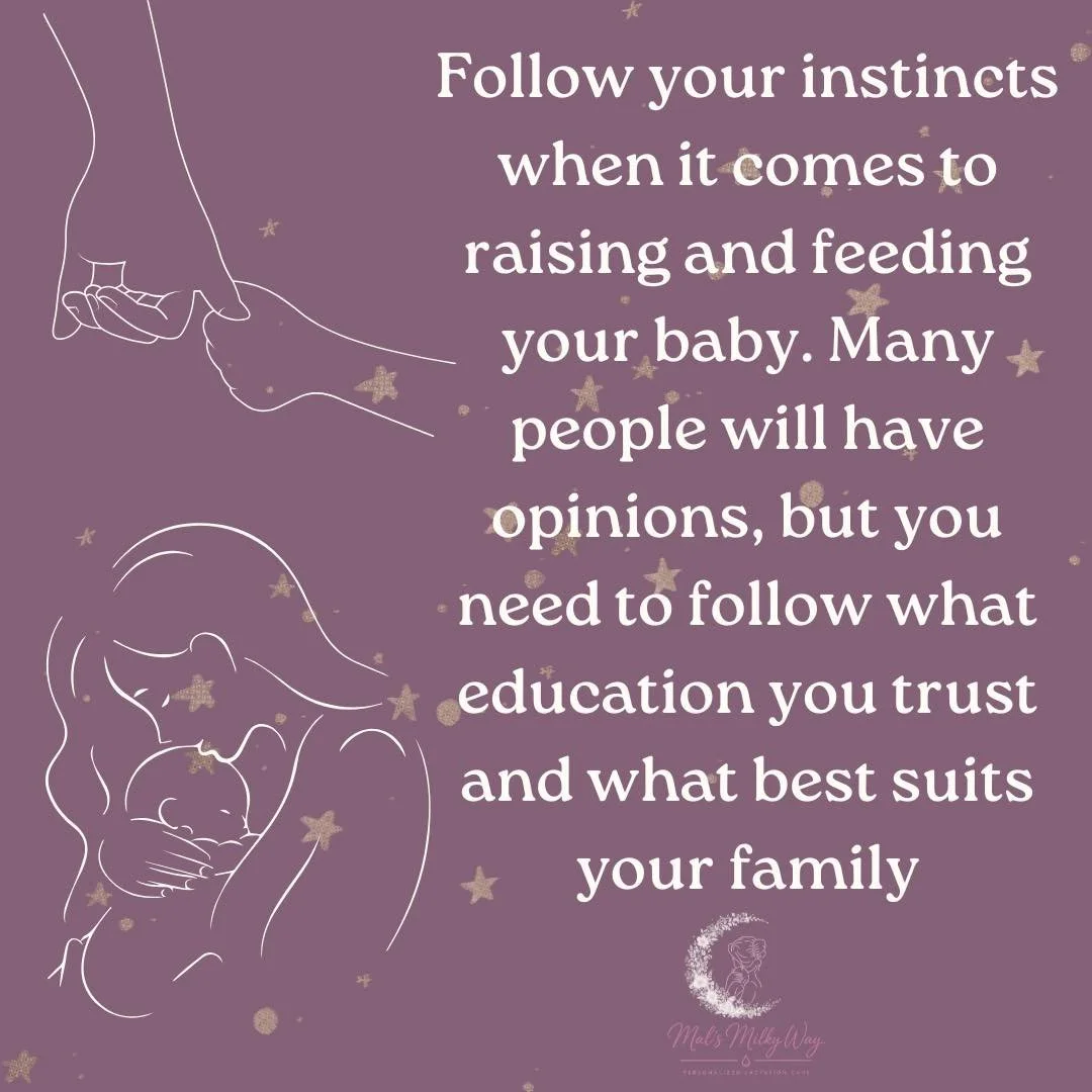 Happy ✨Tip Tuesday✨

Parenthood and breastfeeding are not a one size fits all&hellip;.

It is insanely important to lean into your instincts, listen to your baby, and trust your intuition and education.

We can only make the best choice we can in the