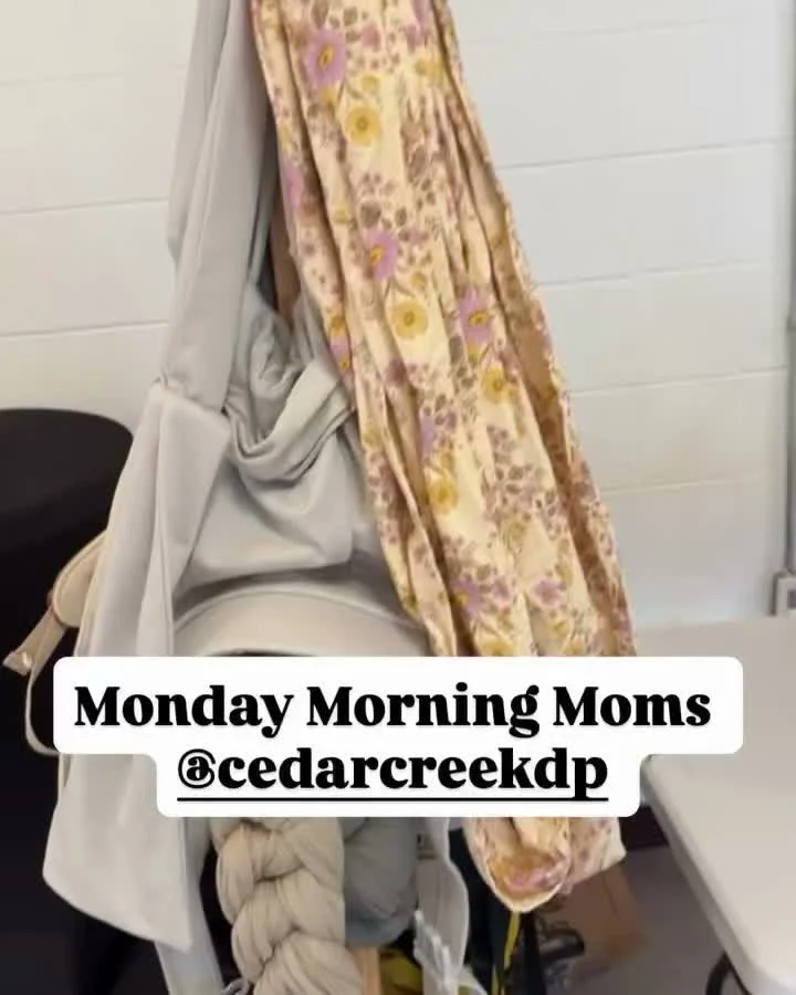 We had the BEST time hanging with all the moms and babies (and big kids too!) at @cedarcreekdp !
Becky was the best host and even showed off her impressive tandem carrying skills!
It&rsquo;s always so fun when everyone is eager and willing to try and