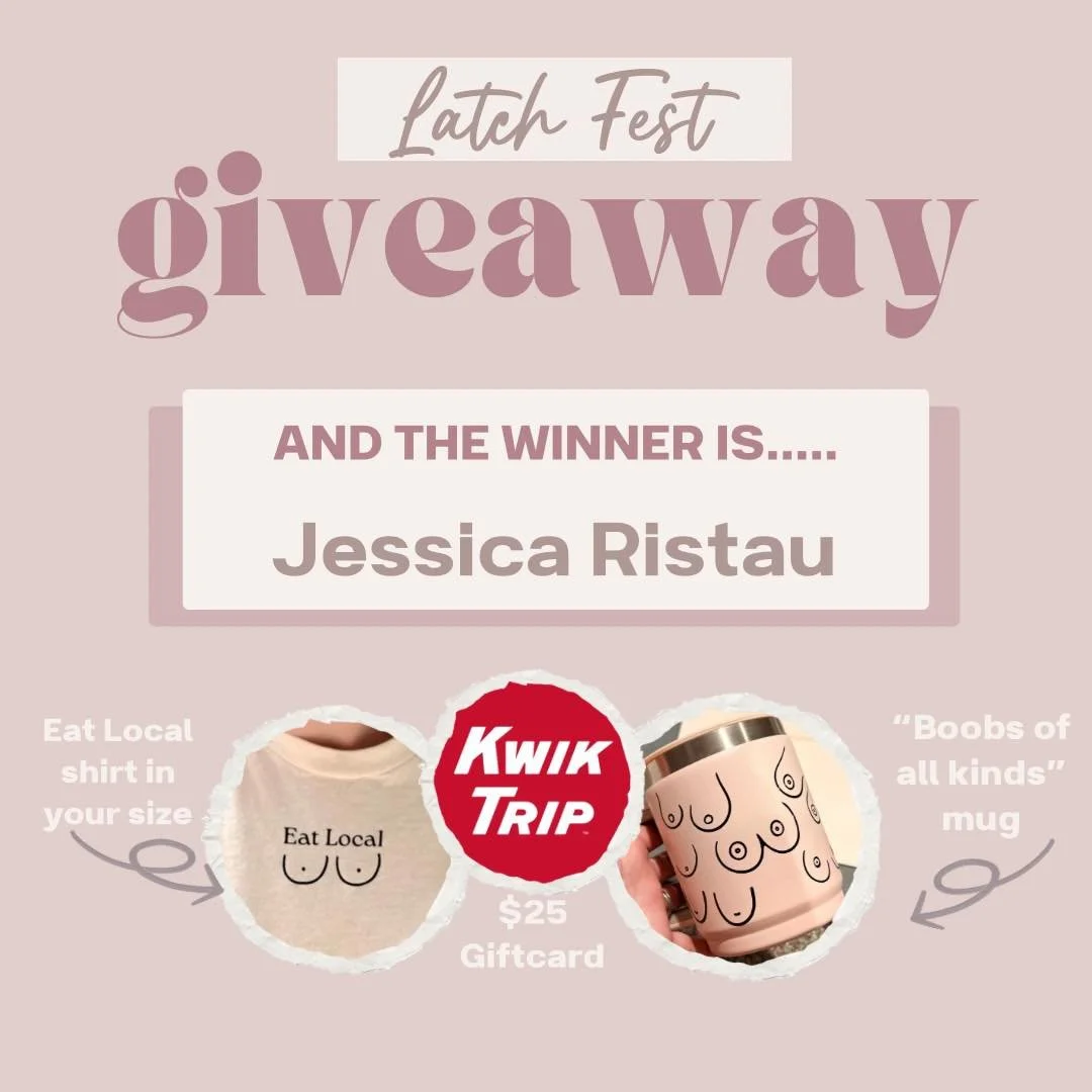 🎉And the winner is&hellip;.🎉

Jessica Ristau!!!

Thank you everyone for participating and getting us SO excited for Latch Fest! 

Want more chances for giveaways? They&rsquo;ll be tons of FREE raffle prizes to win when you join us at Latch Fest! 

