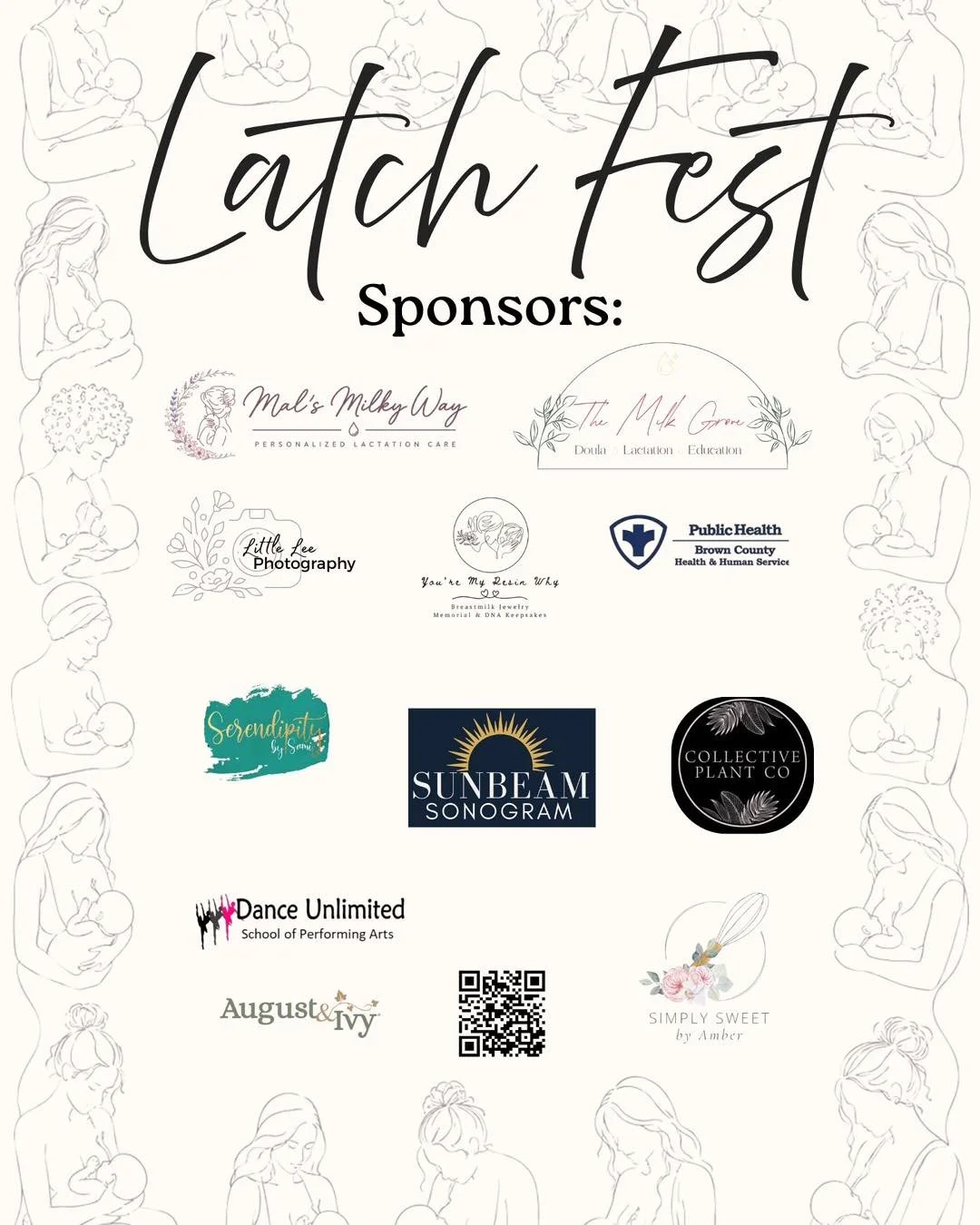 🎉 Another moment for our Latch Fest Sponsors who have so graciously donated in support of all of YOU 🙌🏻

A few of the raffle prizes you&rsquo;ll have a chance to win at Latch Fest include:

✨breast milk jewelry discount
✨breast milk jewelry gift c