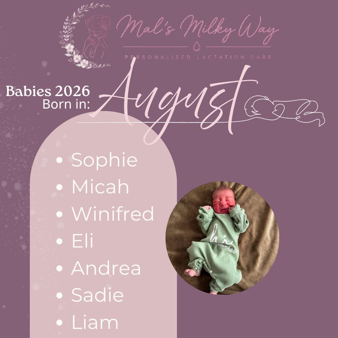 We had a BUSY month - and what better way to celebrate World Breastfeeding Month than with so many breastfeeding babies?! The best way to close out the summer.
As we enter the 'ber months, we honor our beautiful end of summer babies. We had the best 
