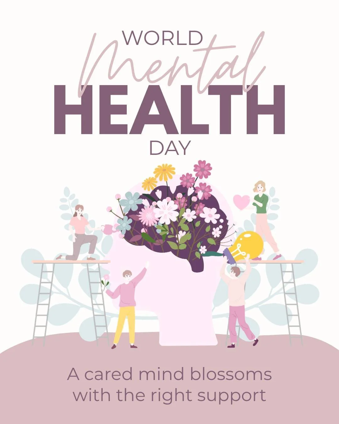 Today we hold space on world mental health day.

This day brings awareness to the importance of mental health which is something we see daily in our practice. Postpartum mood disorders are more common than people know, even for partners too!

It is p