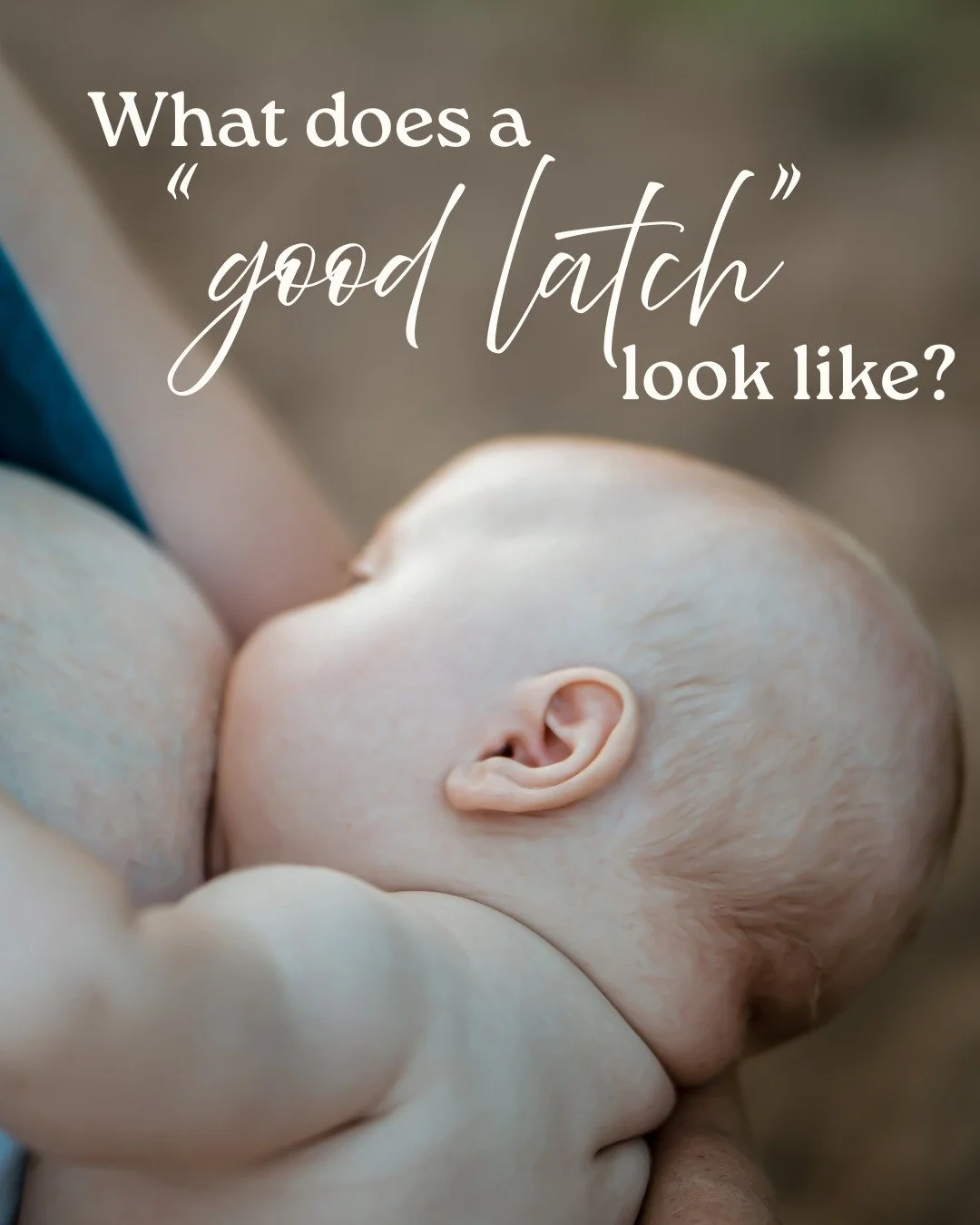 Happy ✨Tip Tuesday✨

What does a "good latch" look like?
Some components of an optimal latch are:
💜Baby's nose and chin close to the breast
💖Their belly is turned in towards yours
💛Asymmetrical - meaning we see less areola on the bottom 