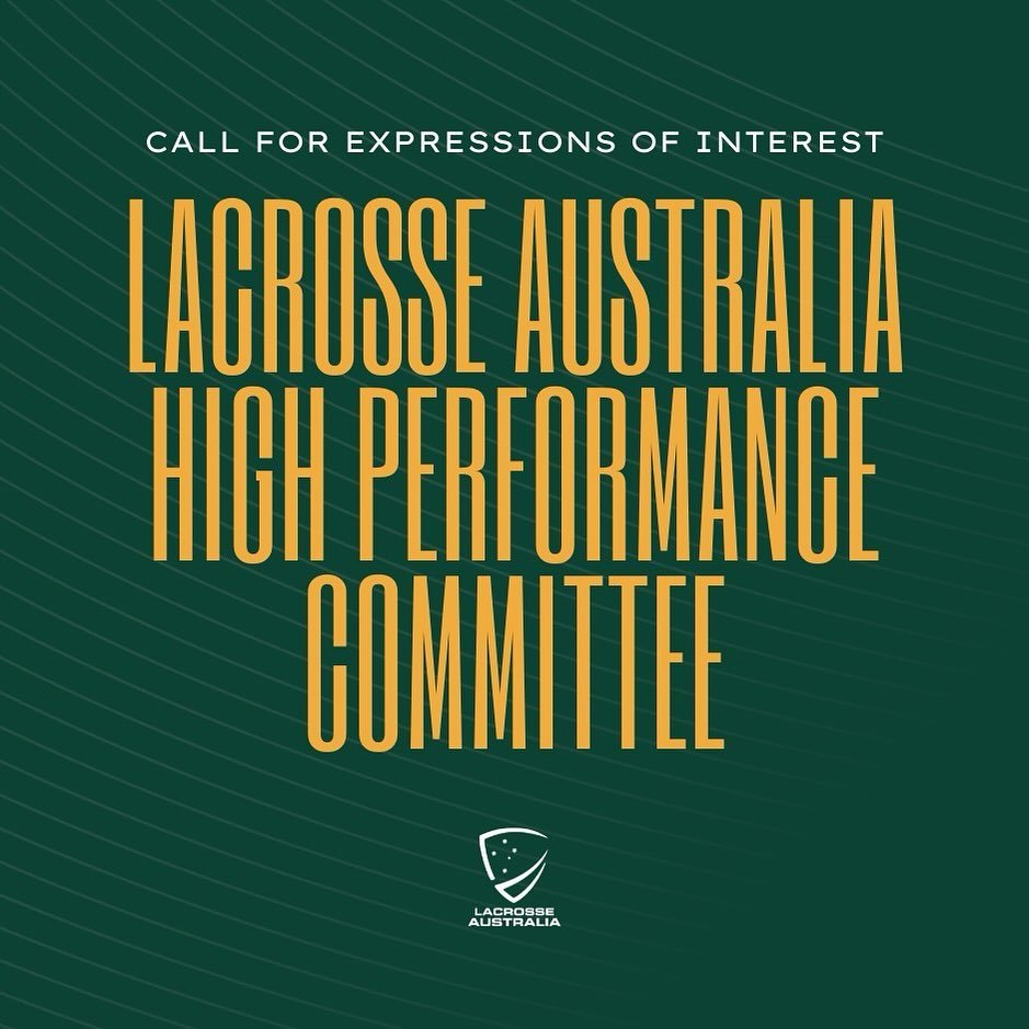 Lacrosse Australia is calling for Expressions of Interest, for suitably experienced and eager, people to join Lacrosse Australia&rsquo;s evolving High Performance infrastructure.

For those with an expertise or background in high level sport, who bel