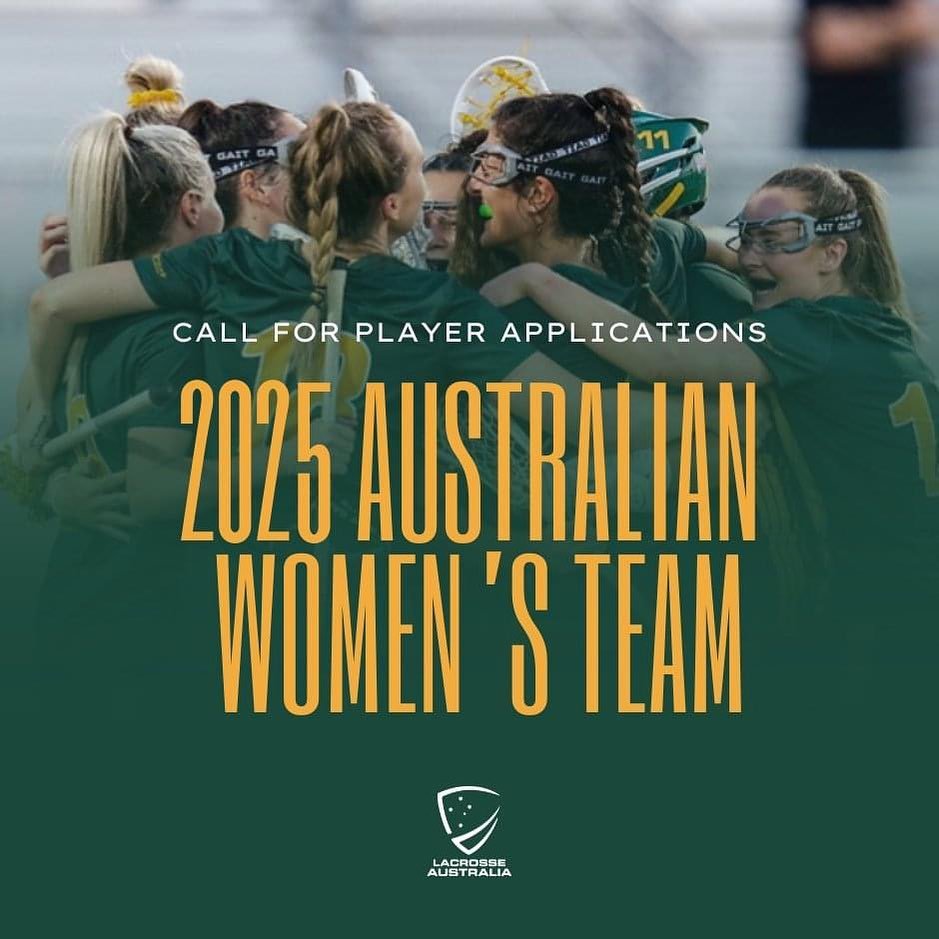Lacrosse Australia is pleased to be calling for squad member application and announce program details for the 2025 Australian Women's Lacrosse Team.
 
The Squad will undertake state-based camps in July and Squad Camps in October &amp; December, with 