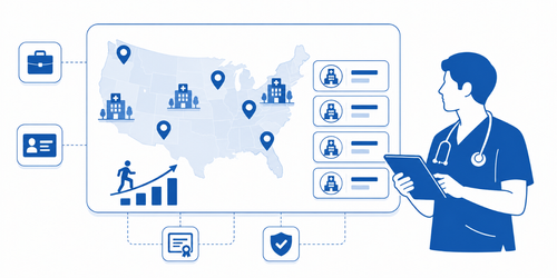 Interactive Map: Top Cities & States Hiring Medical Scribes