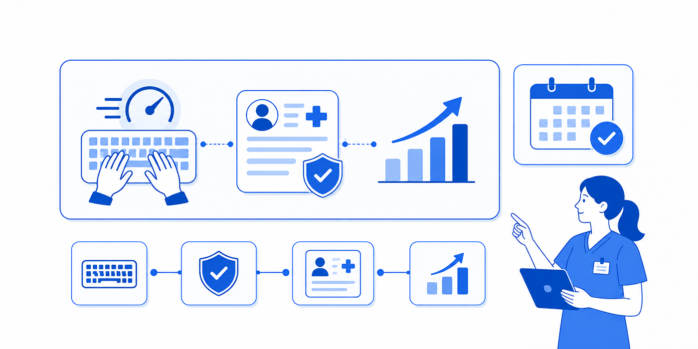 How Fast Do Medical Scribes Need to Type? Reddit Benchmarks, Accuracy Targets &amp; a 30-Day Practice Plan