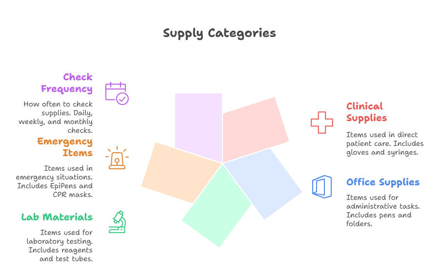 Biomedical Labels Inventory Office Inventory Management for Medical Admin Assistants