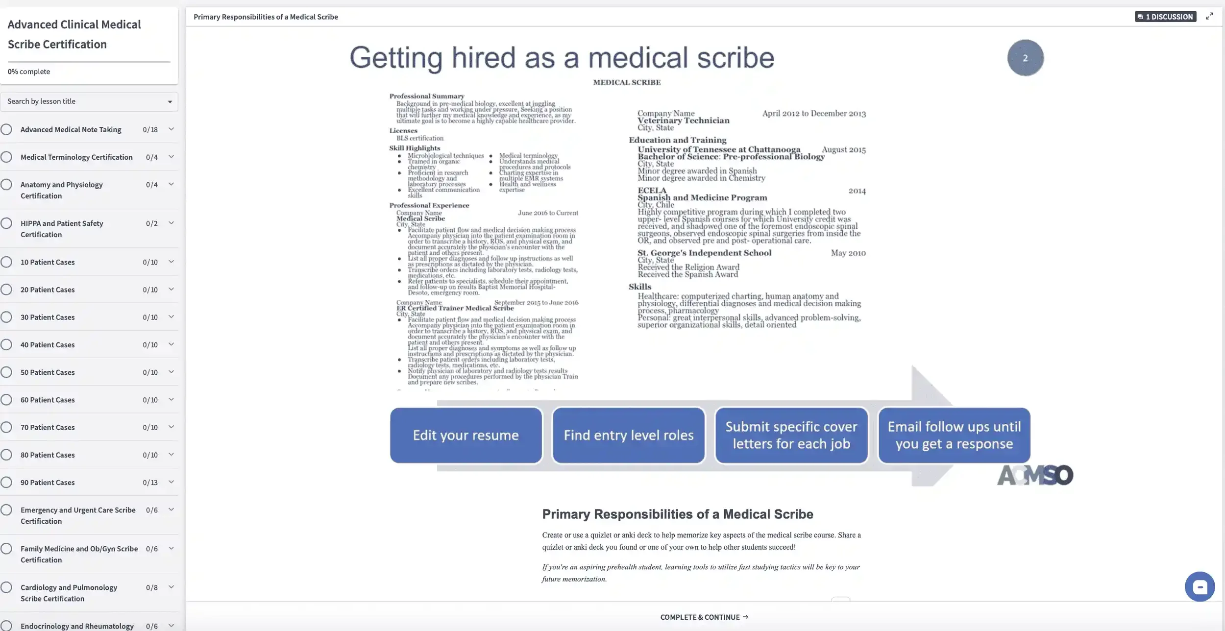 medical scribe