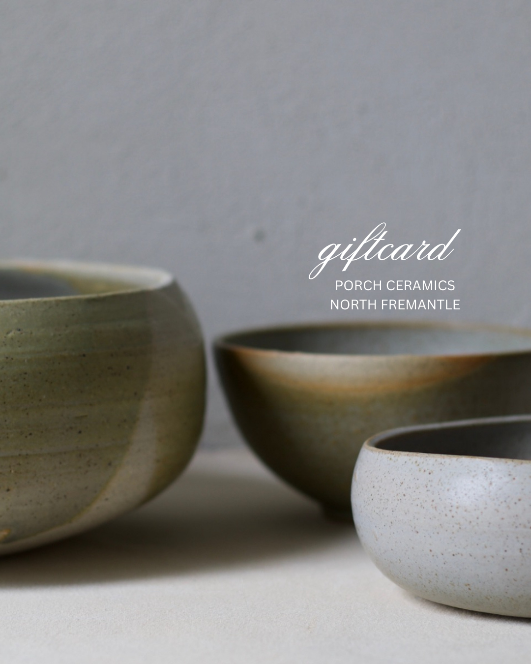 PORCH CERAMICS GIFT CARD