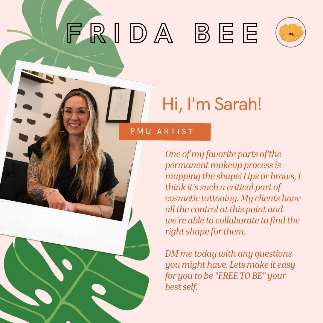 Its been awhile... Hi! I'm Sarah and I am Frida Bee! I started this journey with something very special in mind. How can we align our beauty goals with ourselves instead of just the trends? How can I help women feel confident and good in their skin? 