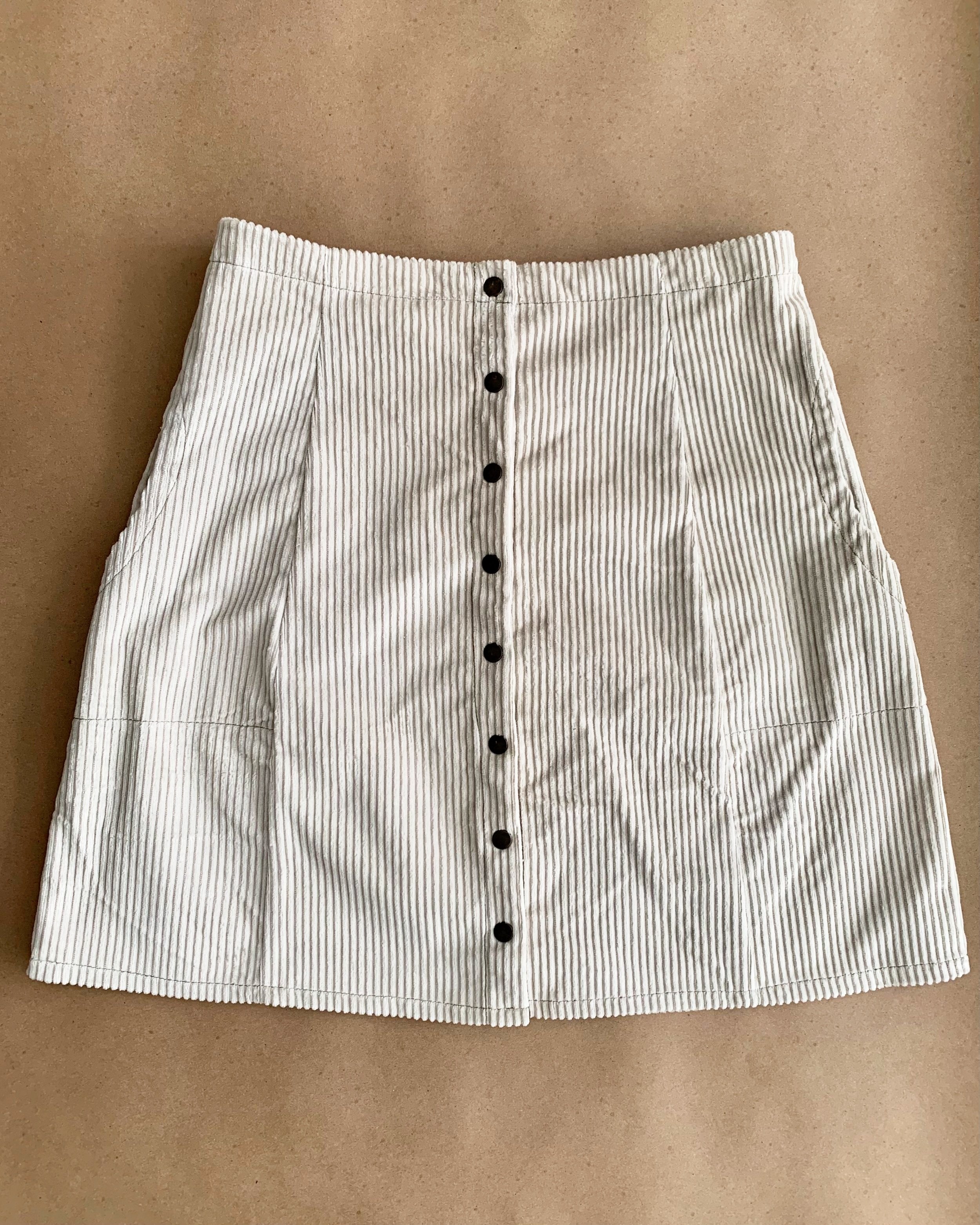Jupe Émilie corderoy velours cordé beige clair.jpg