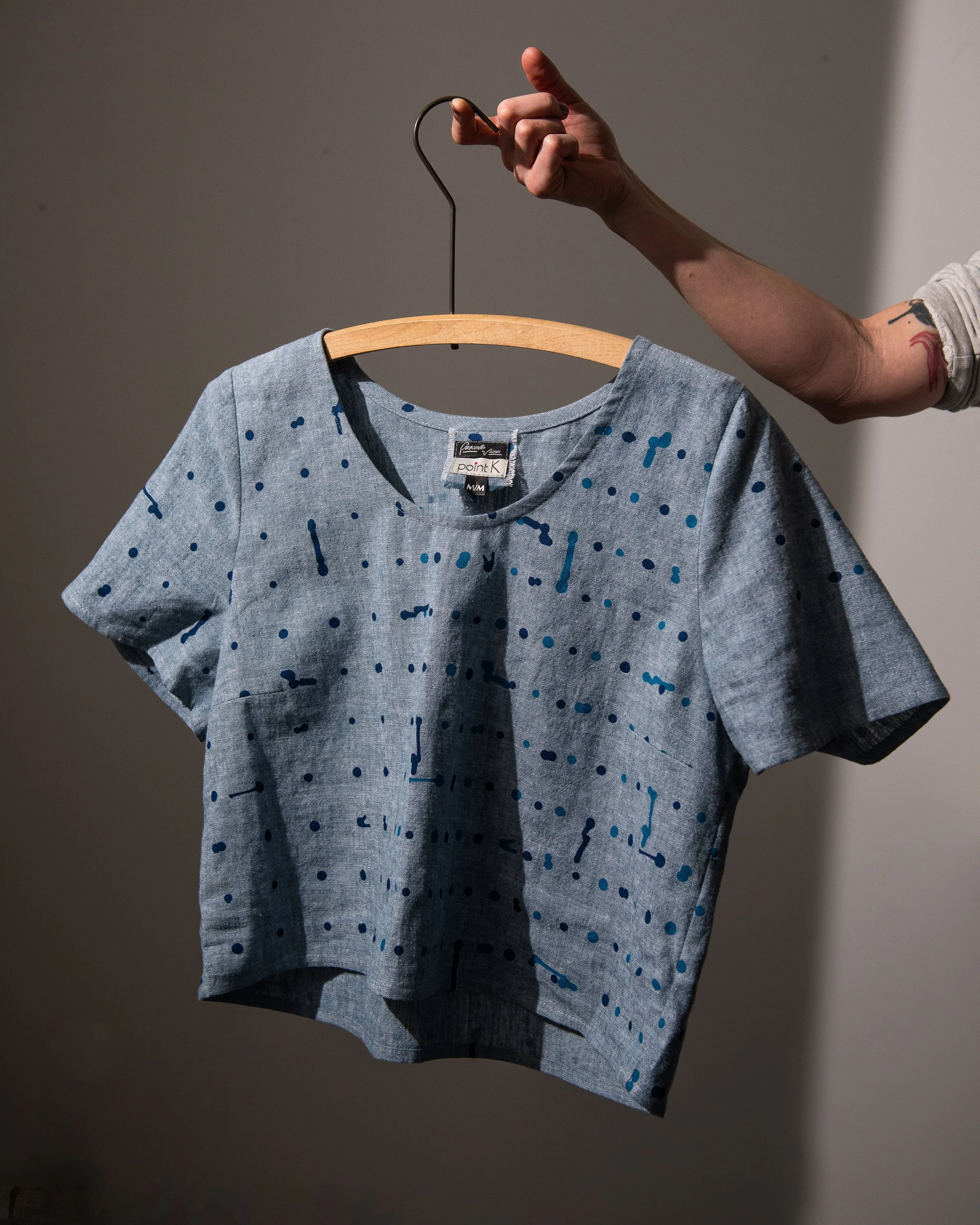 Blouse lin coton