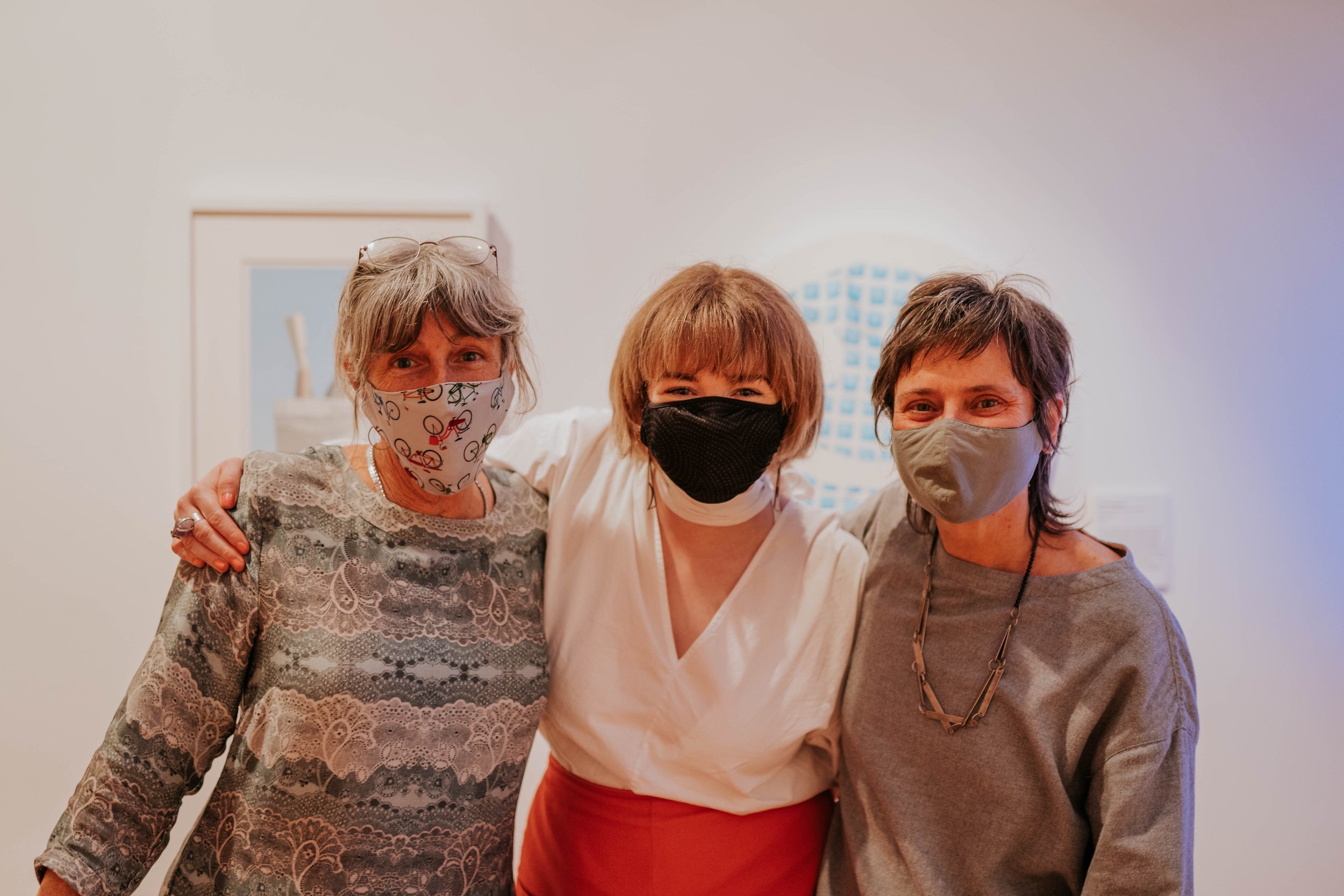 Coordinator Gallery, Museum and Public Art, Catherine Fogarty, STILL 2021 Curator, Chloe Waters ,and Gallery and Museum Curator, Joanna Besley 
Image: Fire&Fly Media