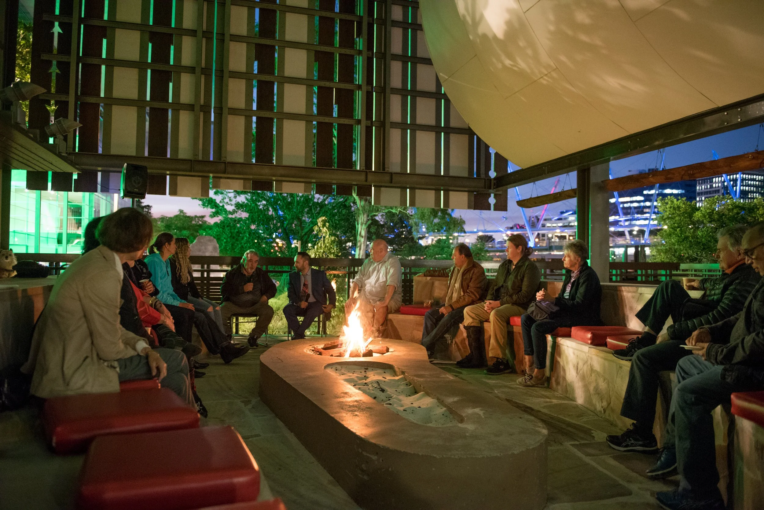 Night by the Fire event - Artist talk with the late Laurie Neilson, interviewed by Bruce Johnson McLean, produced by Jade Johnson