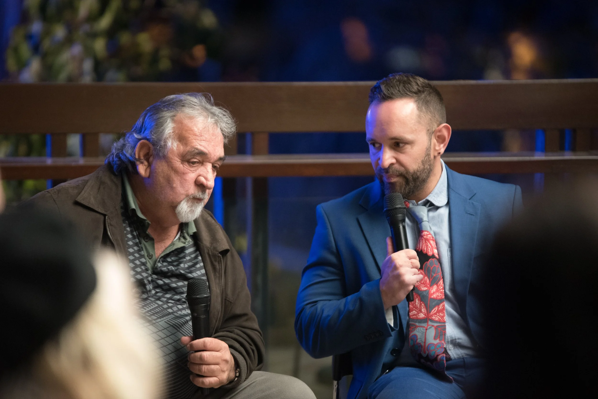 Night by the Fire event - Artist talk with the late Laurie Neilson, interviewed by Bruce Johnson McLean, produced by Jade Johnson