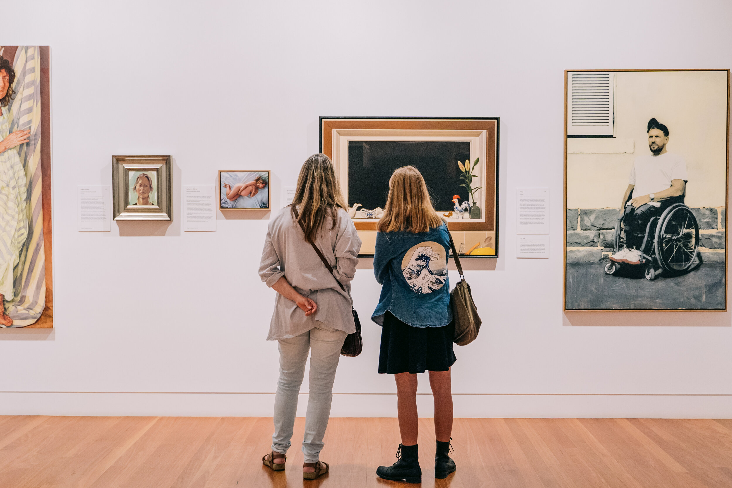 Opening night at the gallery. 
Image: and the trees photography