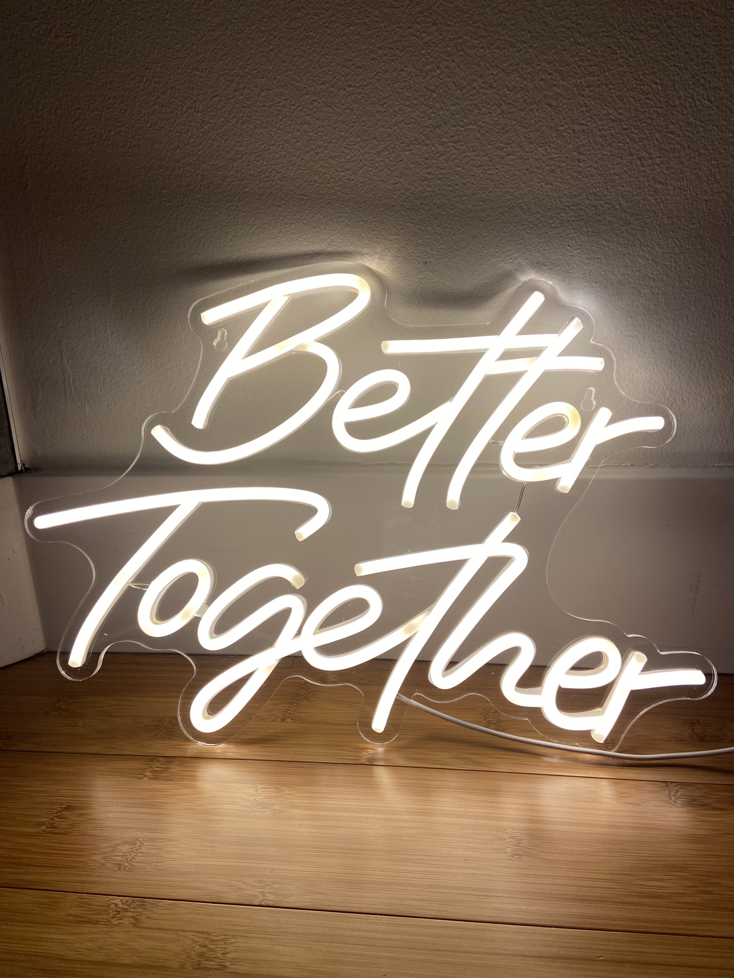 Better Together Neon Sign