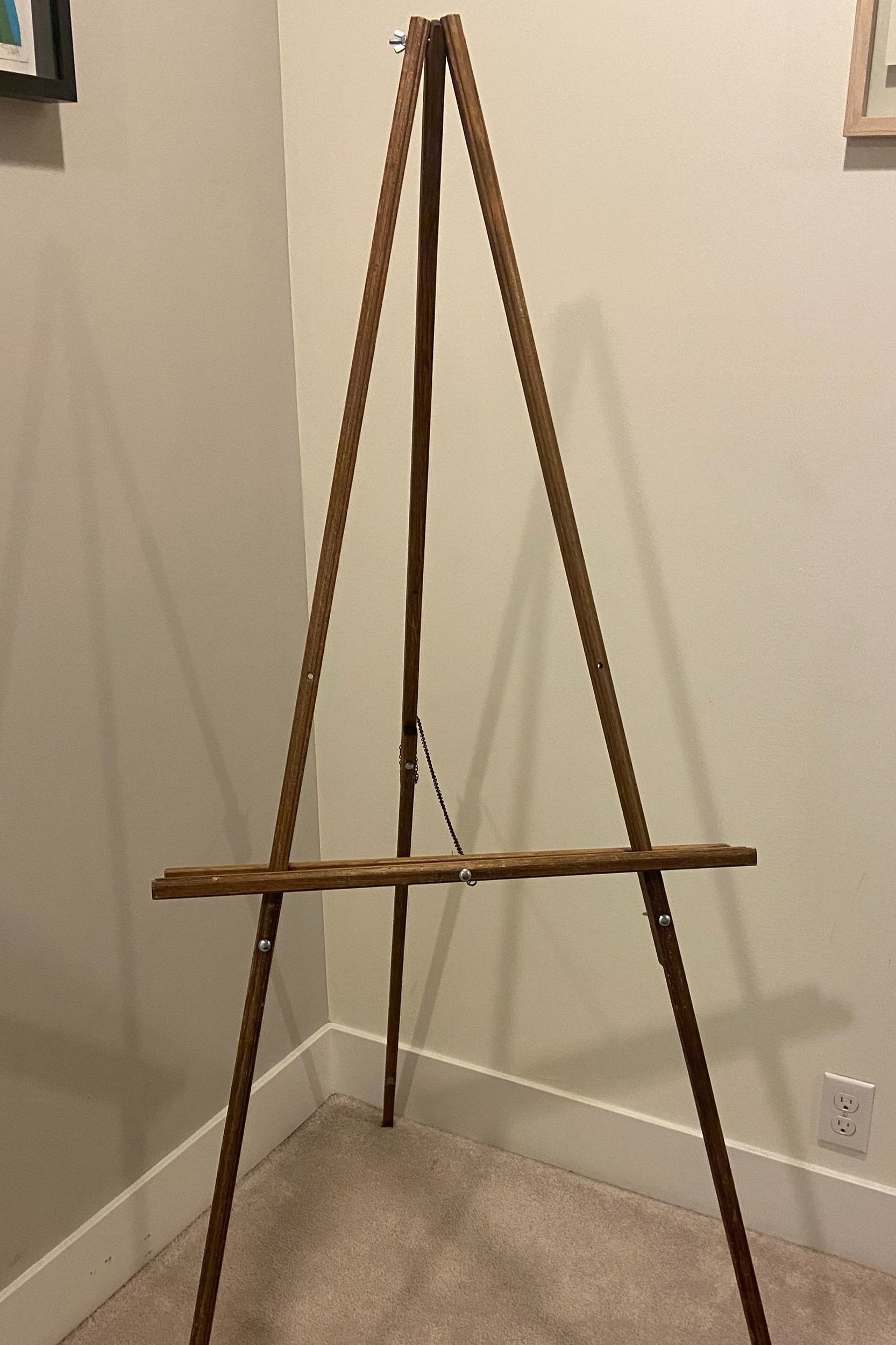 1 tall wood easel