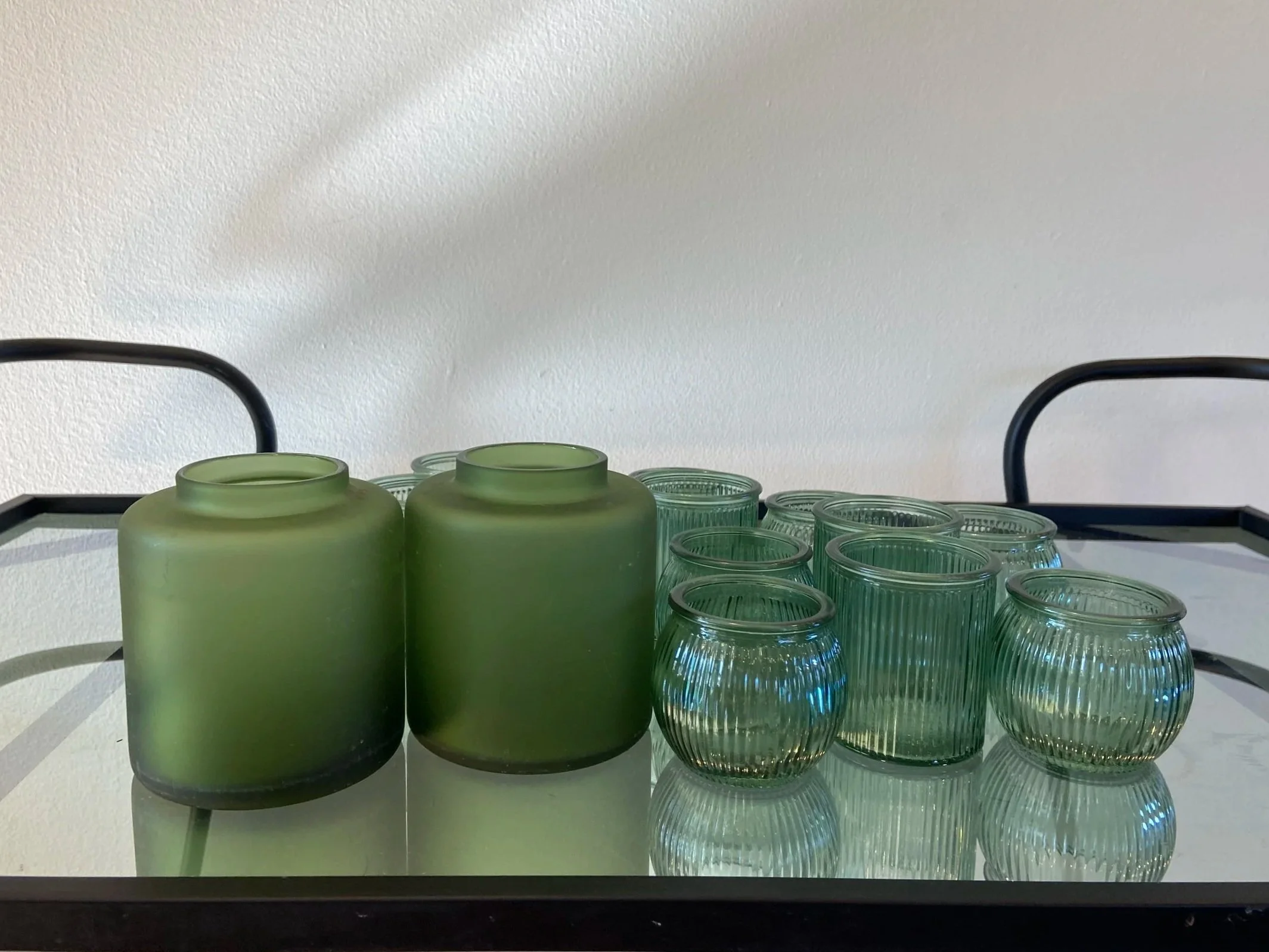 14 green votives