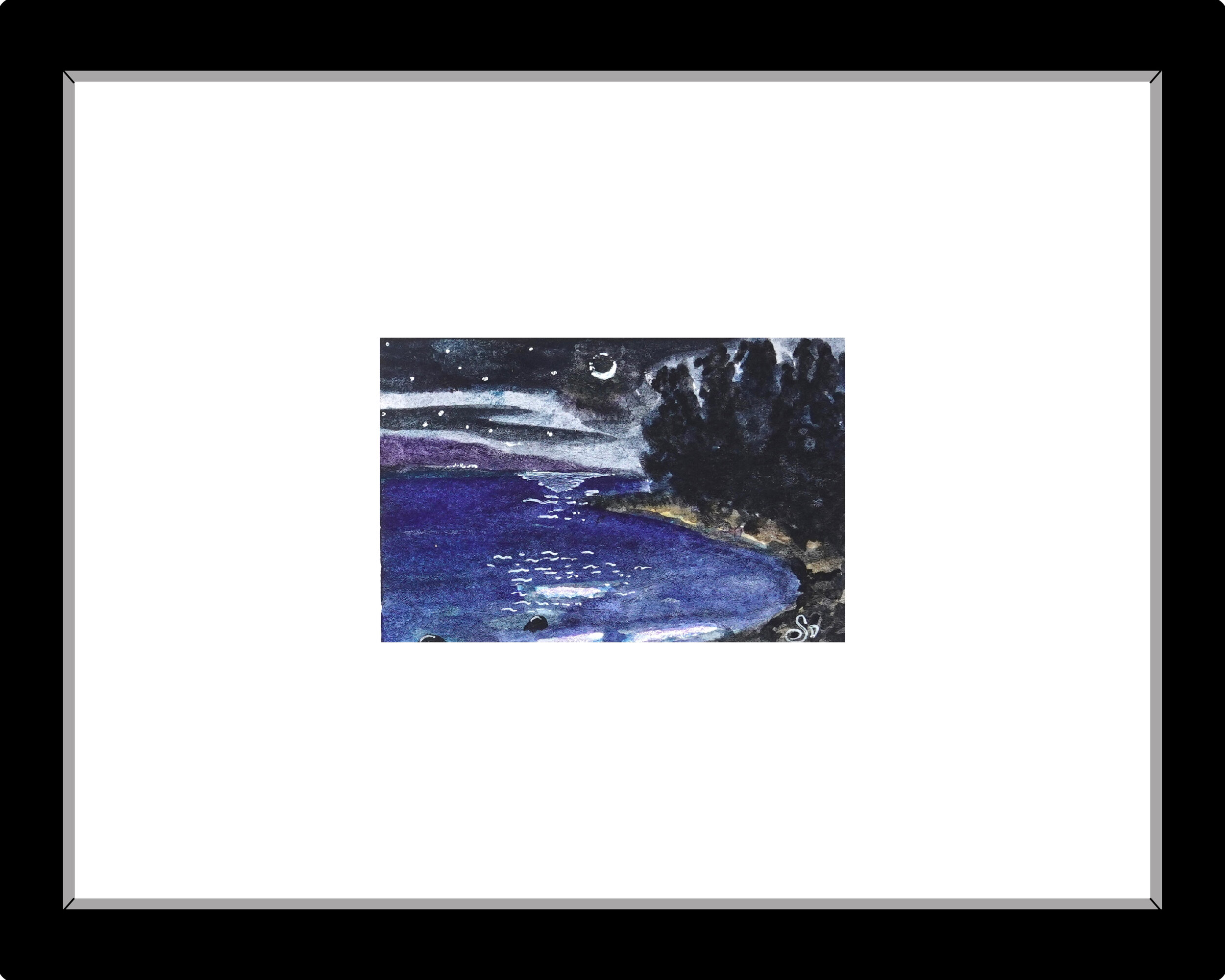 Water color and color pencil. 2in x 3in