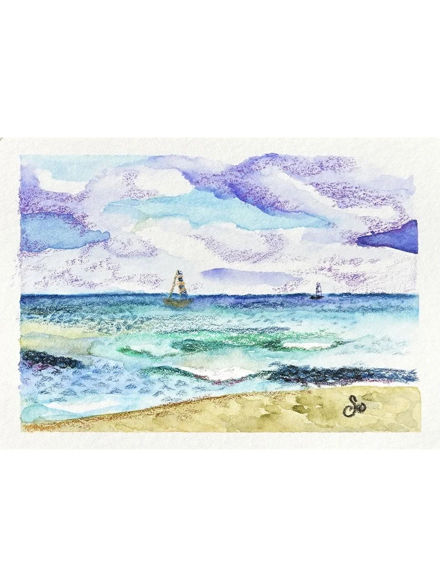 Waikiki beach 1 - print - 8x10