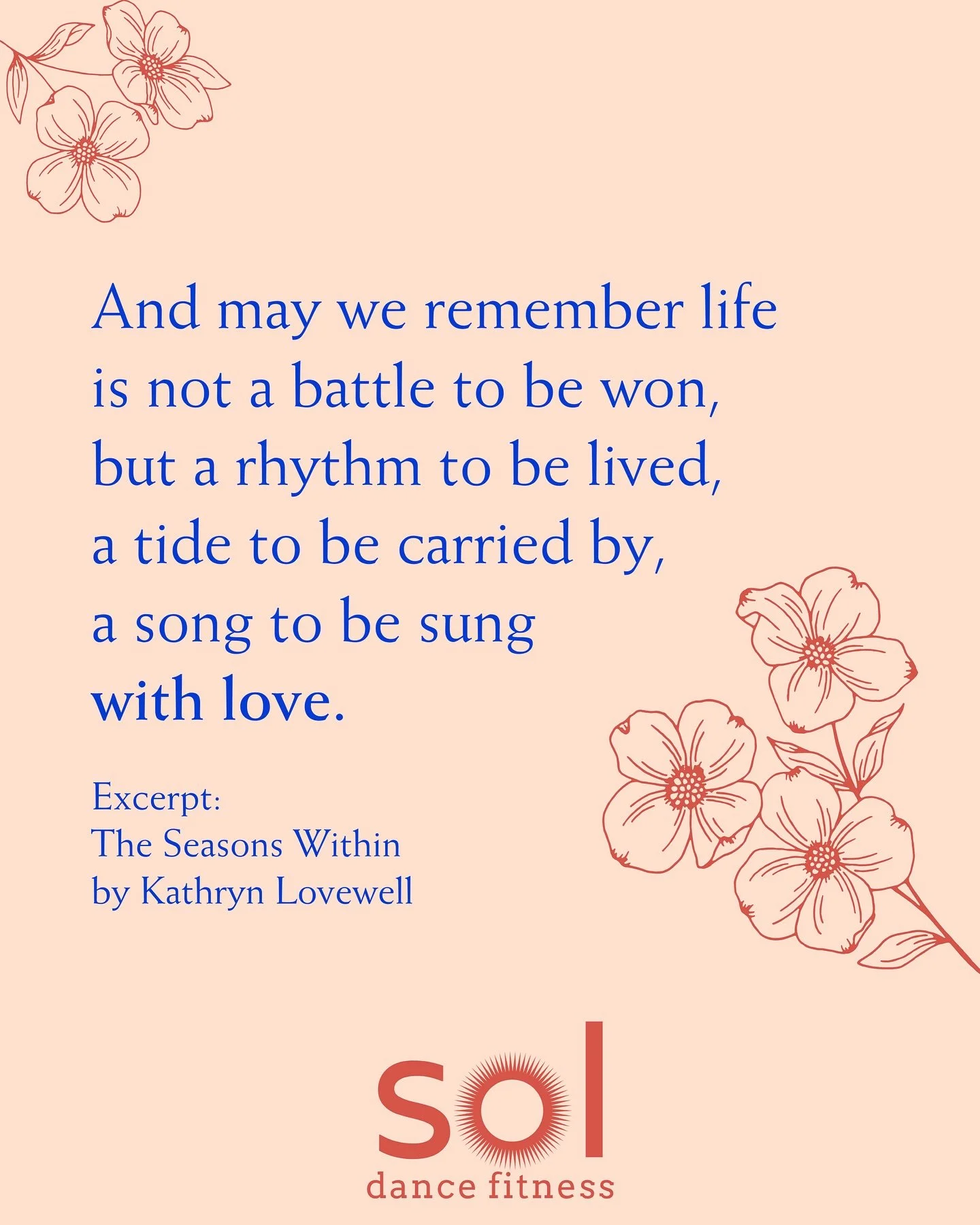 The Seasons Within
by Kathryn Lovewell

The trees don&rsquo;t argue with the fall of
their leaves.
They bow in quiet grace,
trusting that bare branches
are not the end, but the beginning of
rest.

The flowers don&rsquo;t cling to their petals.
They r