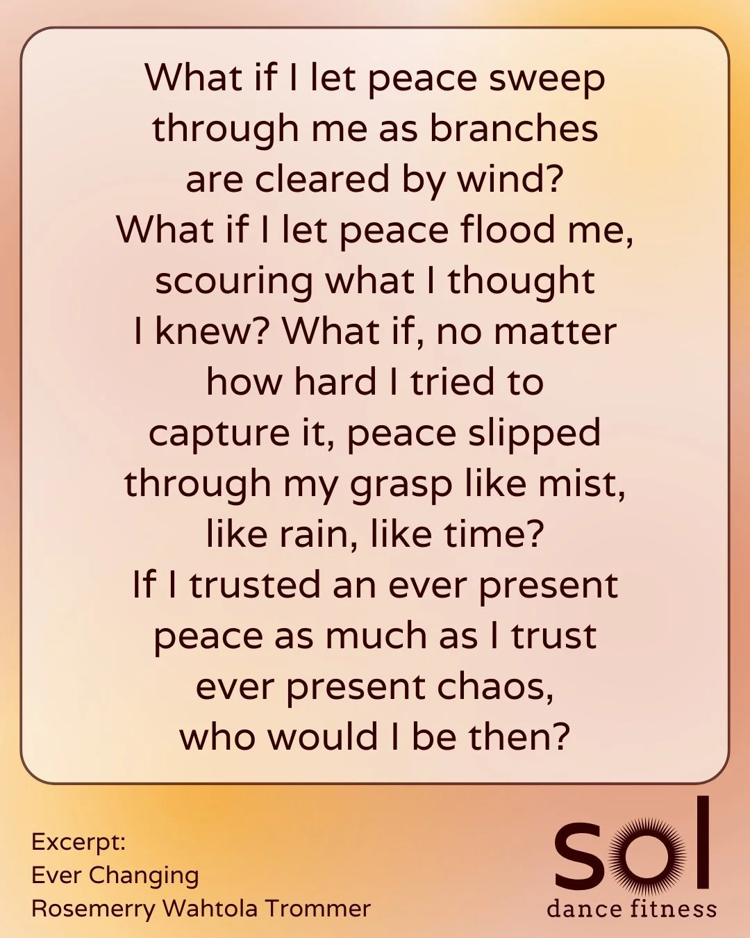 Wishing you a peace filled Monday ❤️🪩🌞