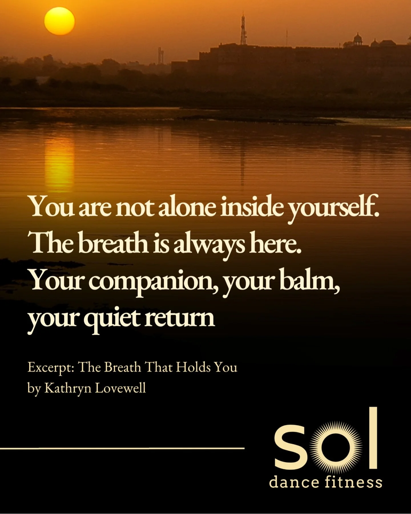 The Breath That Holds You
By Kathryn Lovewell

Let each inhale be a gesture of kindness,
a whisper from within that says
&ldquo;you are safe here.&rdquo;
Let each exhale be a soft sigh of letting go,
a loosening of what clings,
a quiet unwinding.
Rel