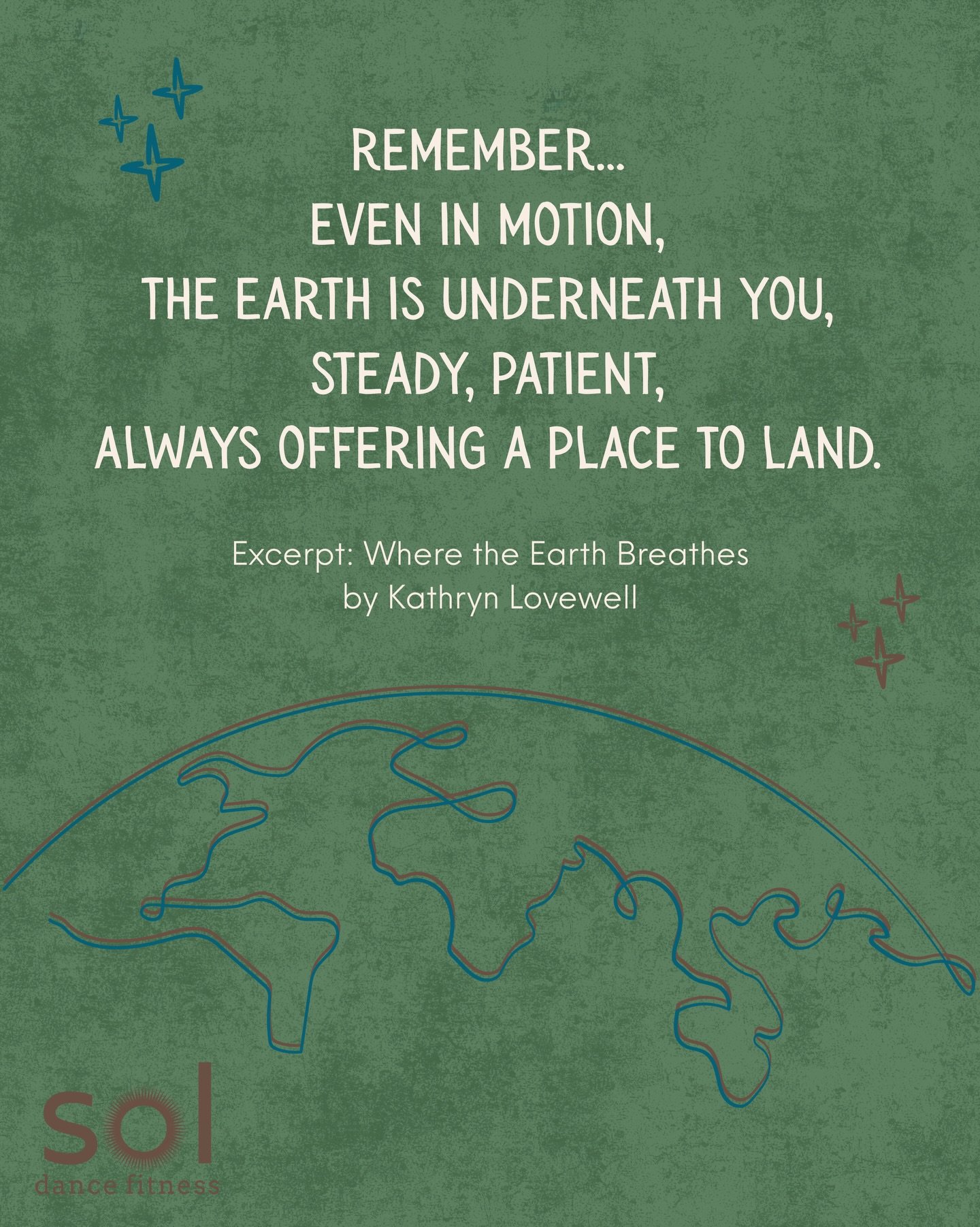 Where the Earth Breathes
By Kathryn Lovewell

Notice how the earth never rushes.
The way soil rests between rains.
The way a tree pauses
between seasons.
Your breath knows this rhythm.
The lift&hellip;
the soft return&hellip;
the quiet mome