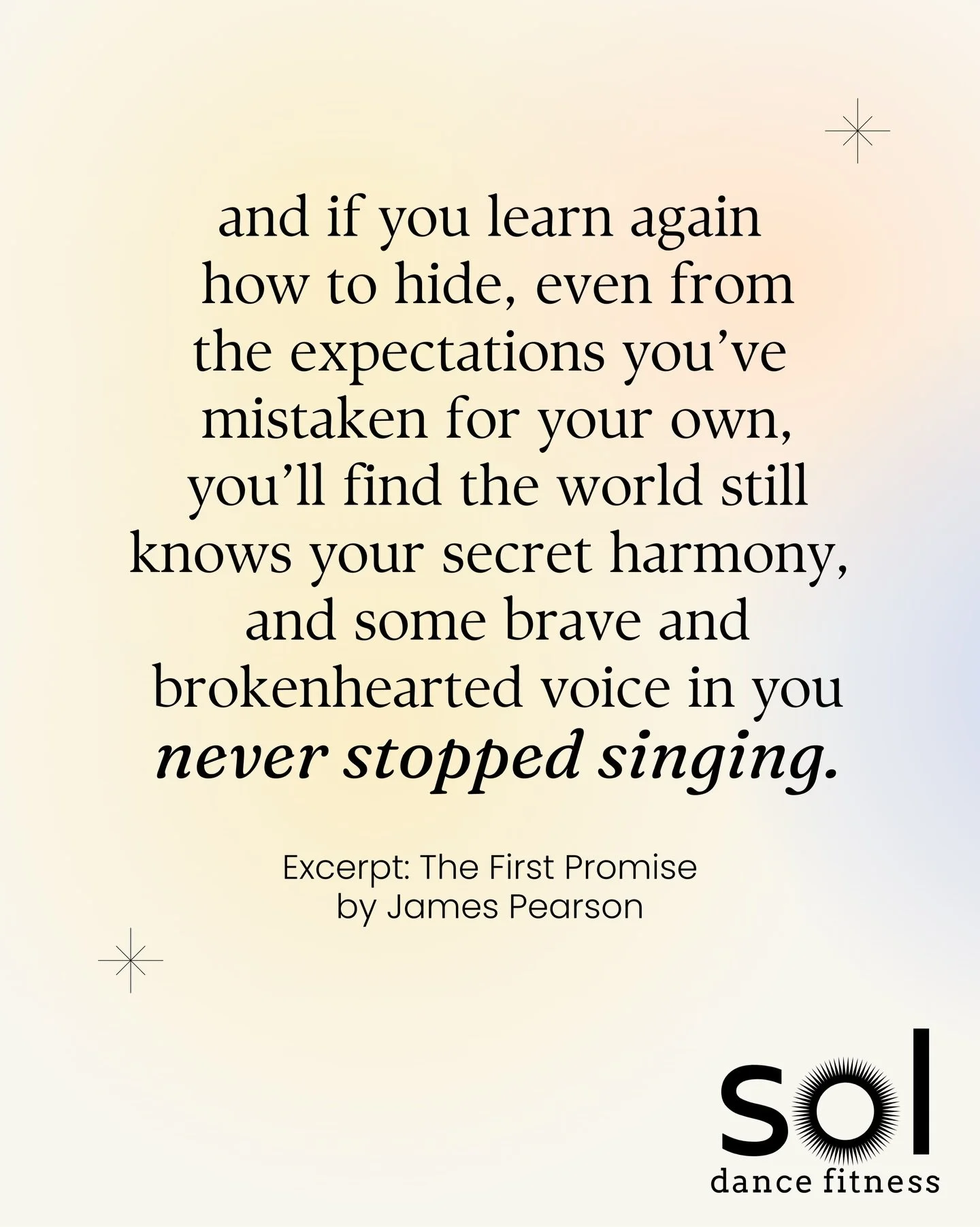 The First Promise
James Pearson

Sometimes you need to hidefrom everything you&rsquo;vepromised to become,so you can find the first promise:the one you and the soft worldsang to each other
down beneath the tall bushesalong the old stream bed,back whe