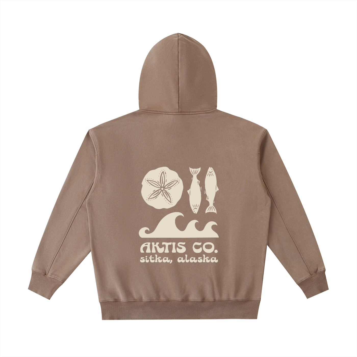 Sitka Surf Hoodie in brown