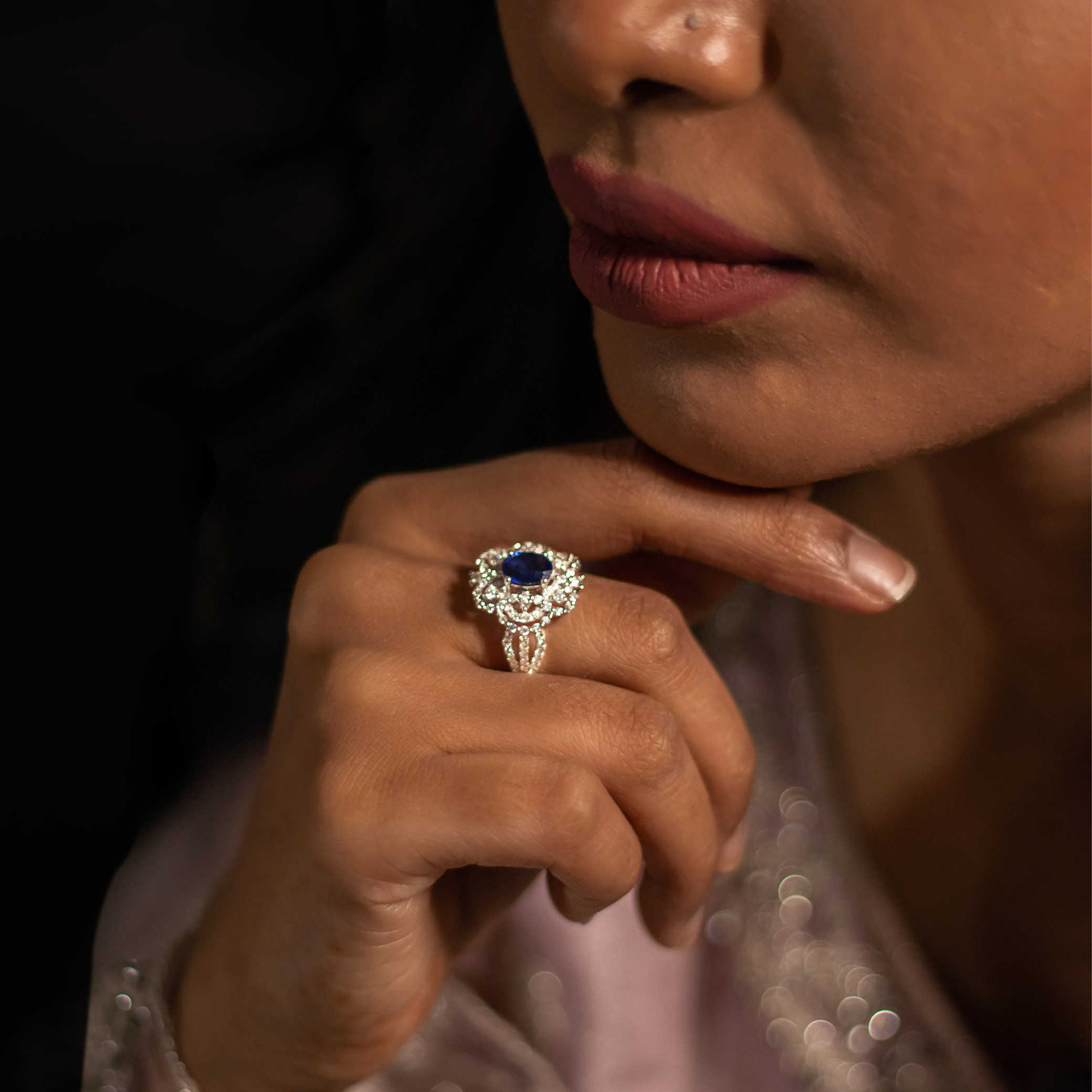 White Gold, 2.35ct Sapphire And Diamond Ring Available For Immediate Sale  At Sotheby's