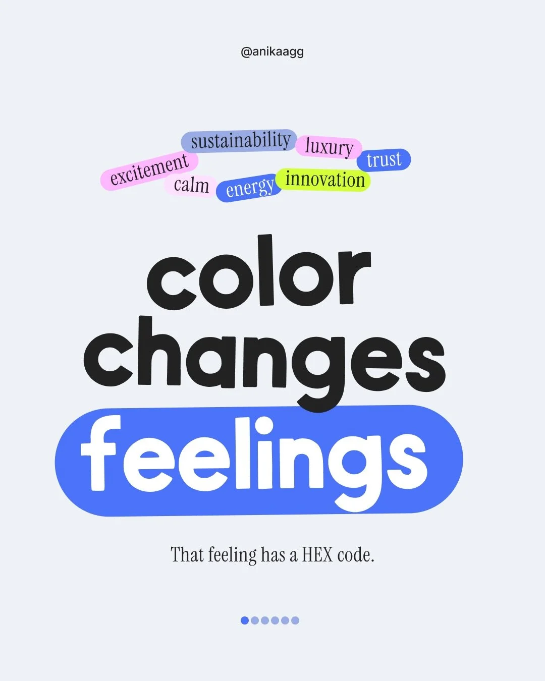 Your brand color is doing more talking than you are. Before anyone reads a word, they&rsquo;ve already felt something, might as well make it intentional.

Swipe to find three questions to find your brand&rsquo;s color. 👉
Trust. Energy. Luxury. Calm.