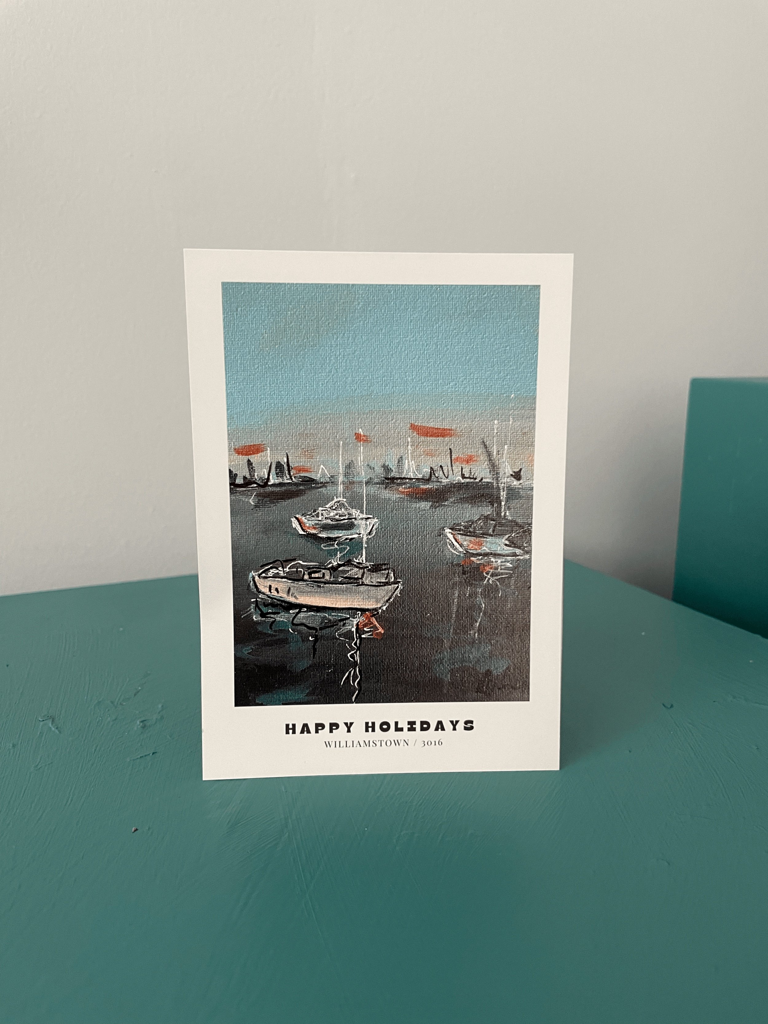 Williamstown - Happy Holidays Post Card