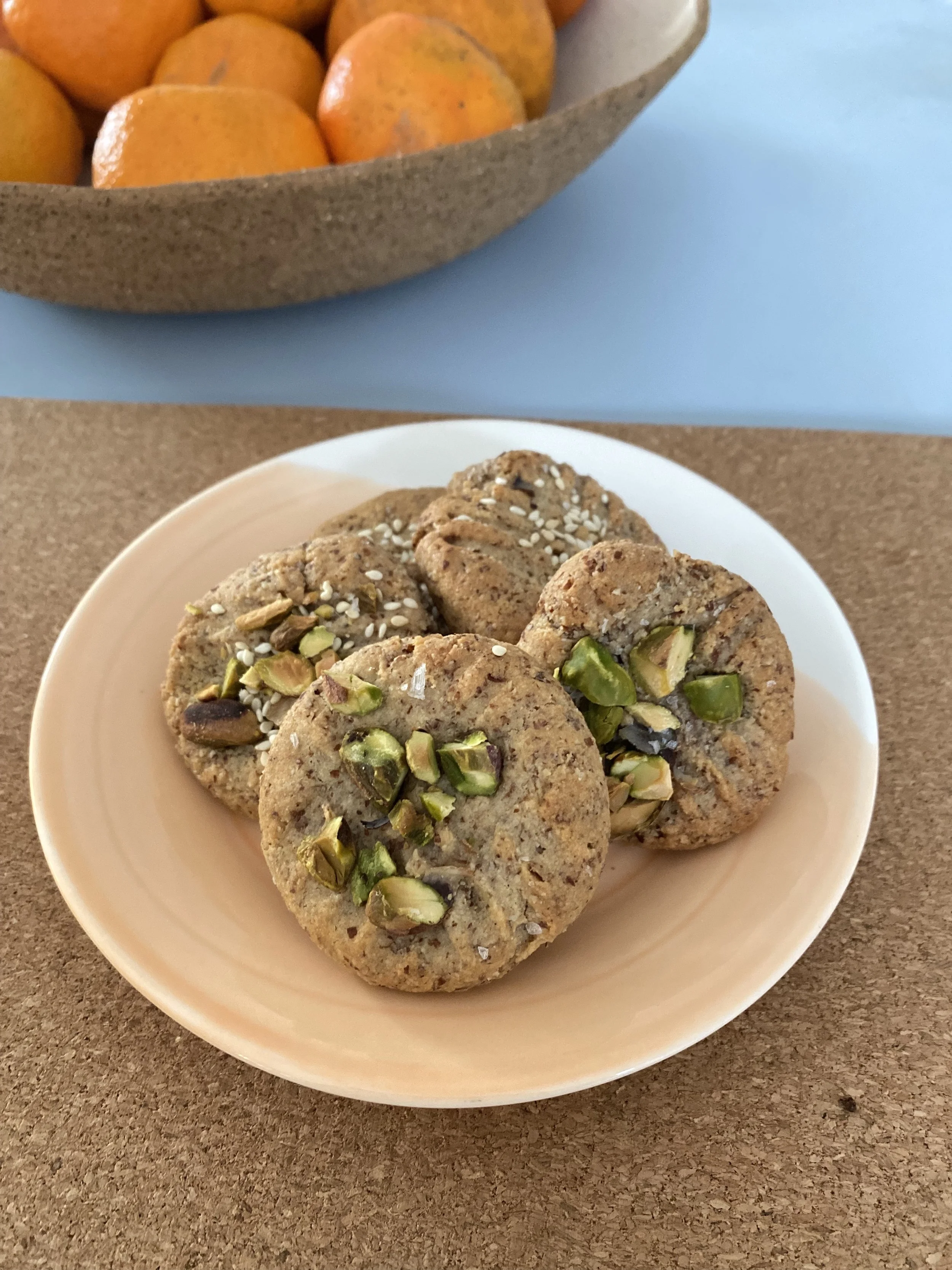 Almond and Tahini Cookies