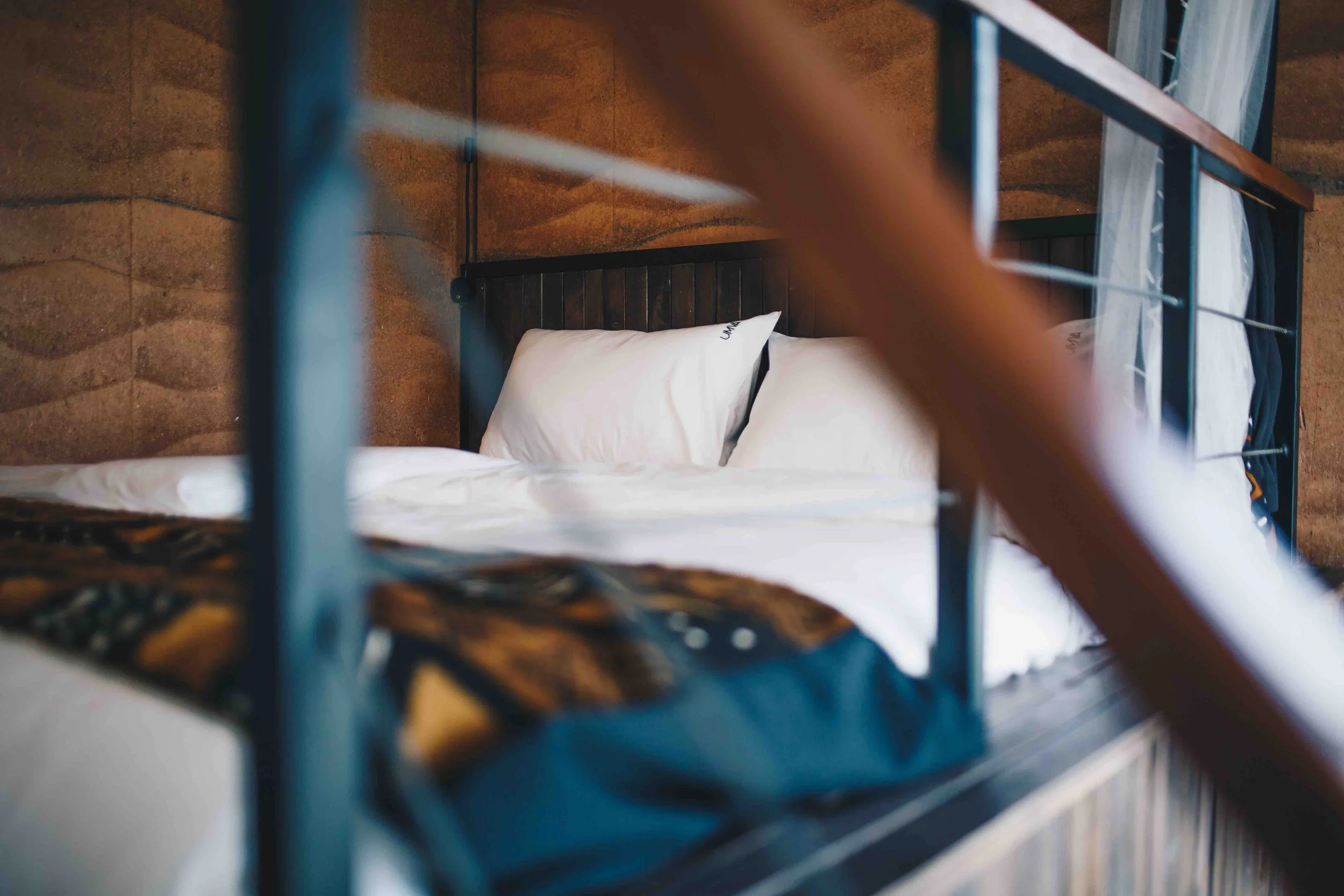 The king bed under the roof