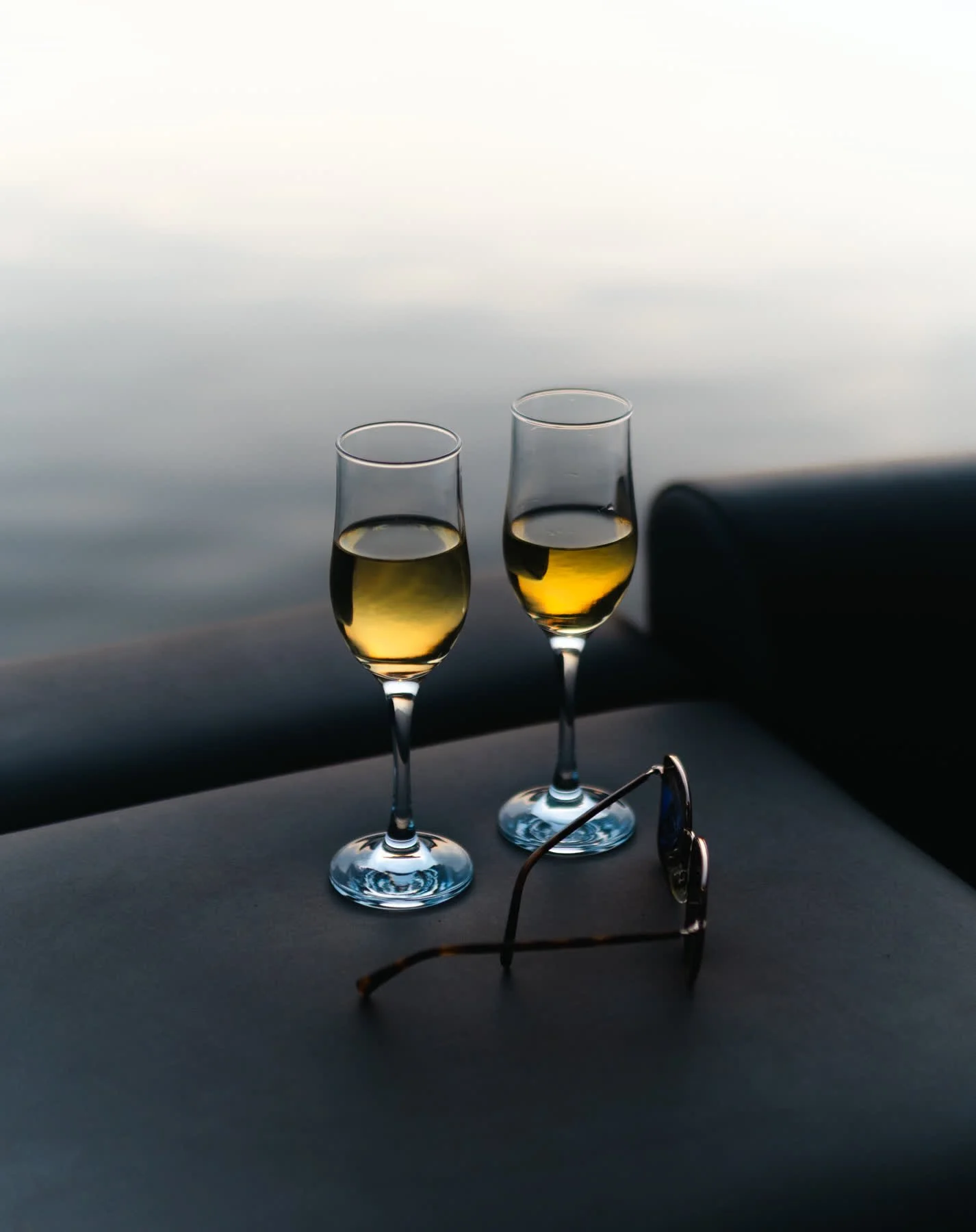 A sundowner on the deck
