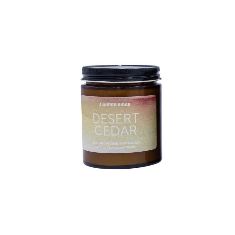 Desert Cedar Essential Oil Candle