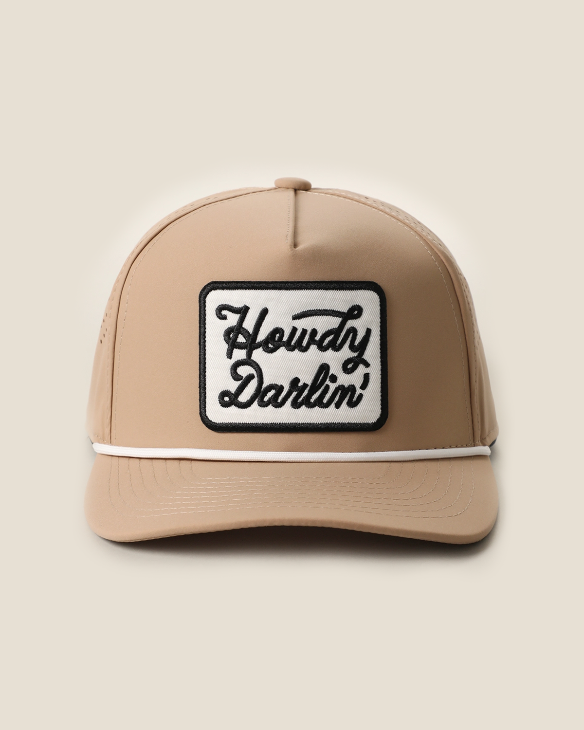 Howdy Darlin' Embroidered Patch Premium Materials Hat